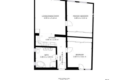 FINREA│3 izbový zariadený byt (79,5m2) Vrútky-Centrum