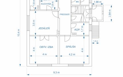 FINREA│Predaj rodinný dom na pozemku 1602 m² - Pov. Bystrica