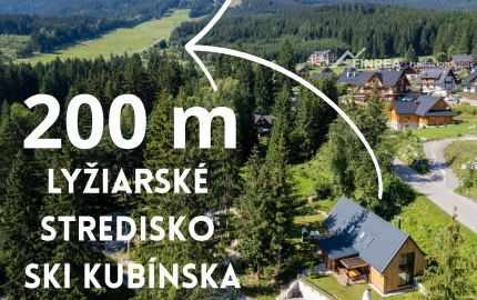 FINREA│PREDAJ Luxusná chata na Kubínskej Holi len 250m od lyžiarskeho strediska