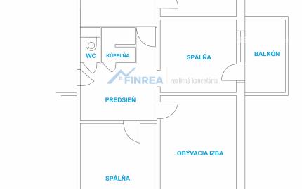 FINREA│4izbový byt v Martine - Priekope na predaj, 83m