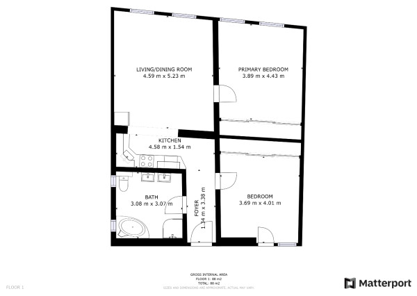 FINREA│3 izbový zariadený byt (79,5m2) Vrútky-Centrum