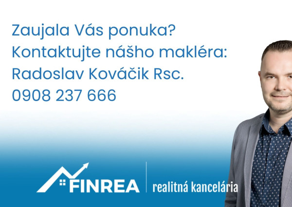 FINREA | Zariadená garsónka s internetom v skvelej lokalite - Bysterec