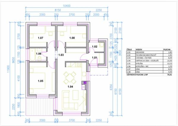 FINREA│4 izbový bungalov v Jasenovej – príroda, relax pod Chočom