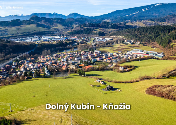 Slnečný pozemok  Dolný Kubín - Kňažia
