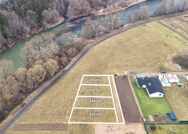 FINREA│Pozemky Medzibrodie n. Oravou 315 m2 - 517 m2
