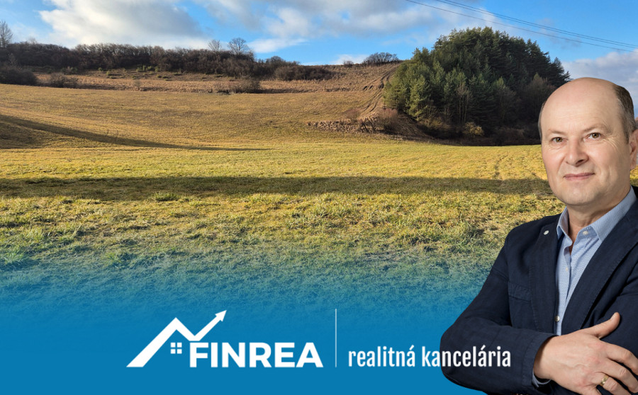 FINREA│ Slnečný pozemok pri obci Sklabiňa, 6769m2