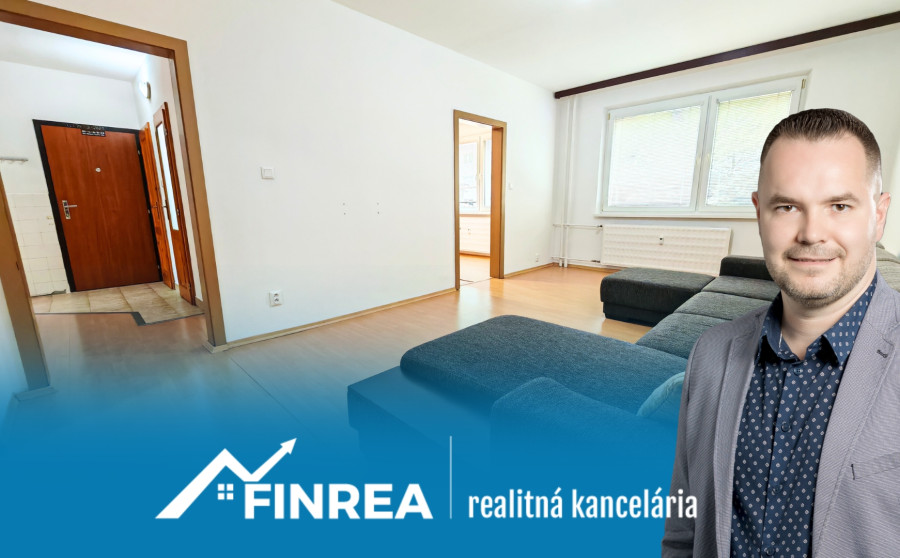 FINREA│Priestranný 4-izbový byt (88m2) s lódžiou – Nemocničná