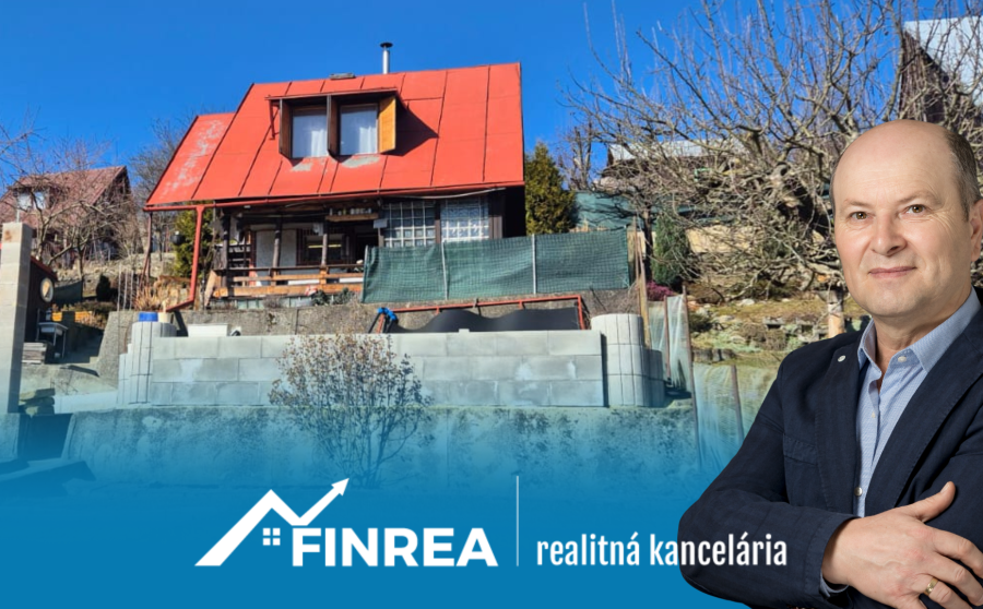 FINREA│Záhradná chatka Bystrička - Hrby, okr. Martin