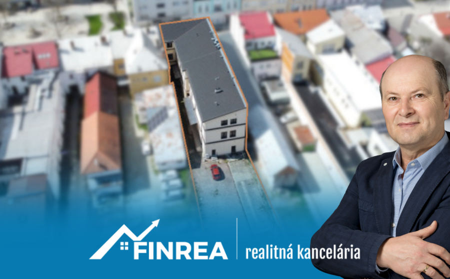 FINREA │ Exkluzívna polyfunkčná budova na pešej zóne v meste Martin, pozemok 1380 m2