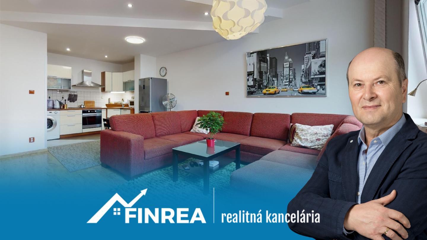 FINREA│3 izbový zariadený byt (79,5m2) Vrútky-Centrum