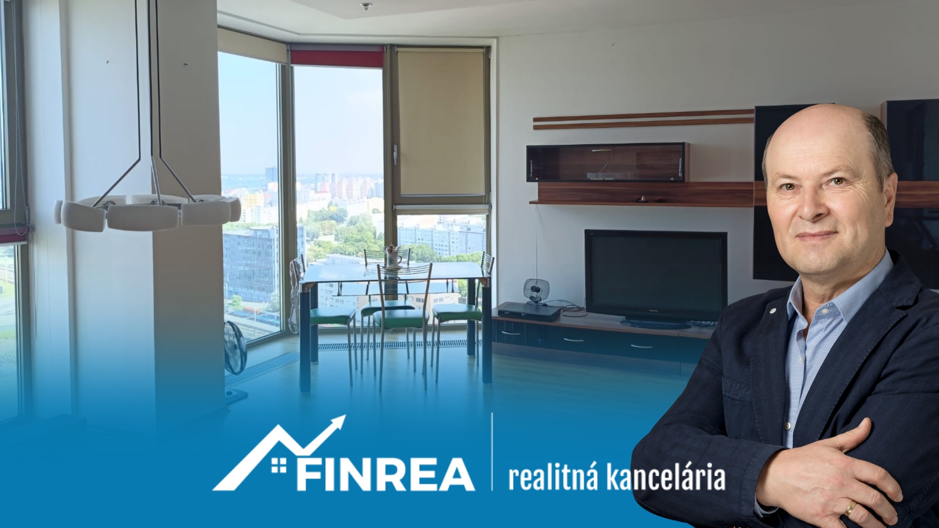 FINREA│Priestranný a slnečný 2-izbový apartmánový byt, 90 m², Bratislava - Petržalka