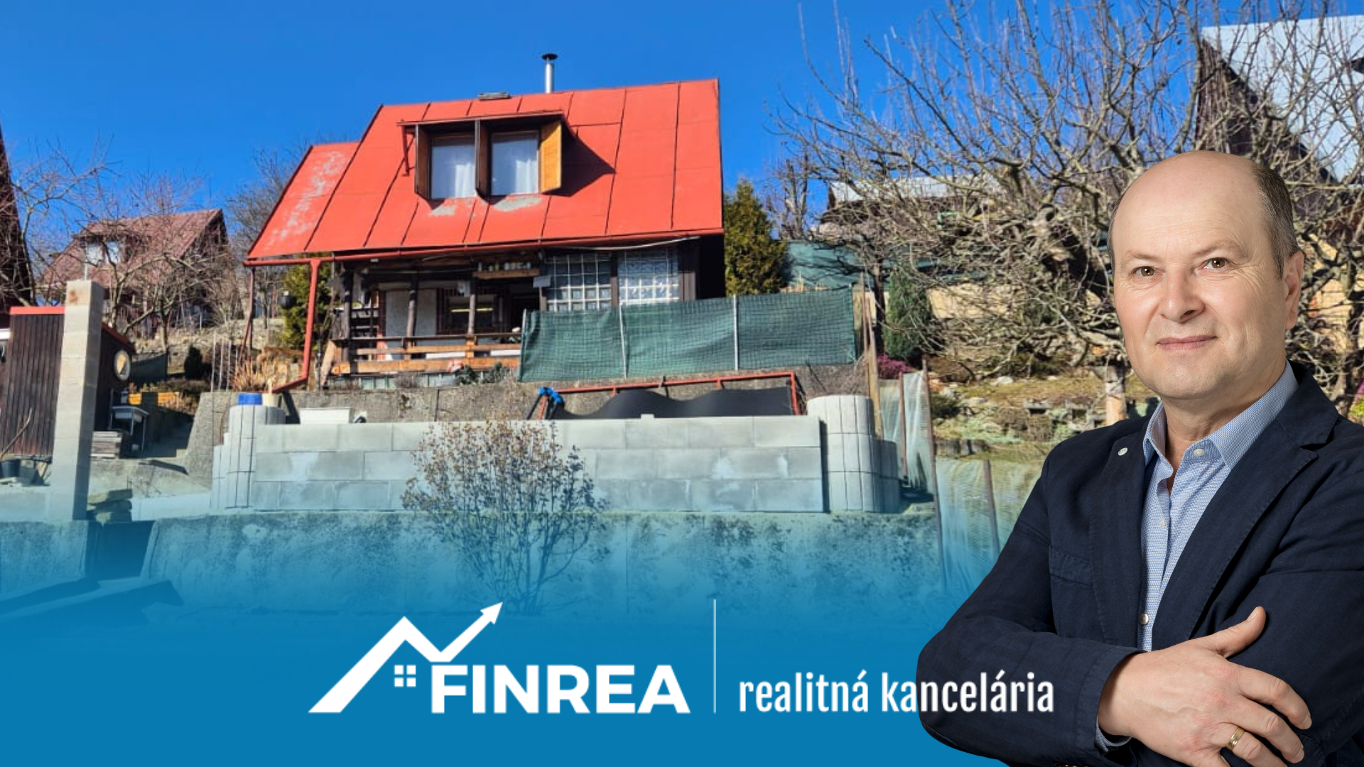 FINREA│Záhradná chatka Bystrička - Hrby, okr. Martin